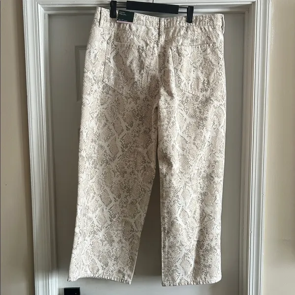 Wild Fable Neutral Snake Print Wide Leg Pants - Image 6