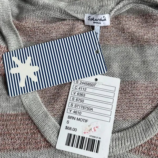 Anthropologie Women's striped shirt - Image 2