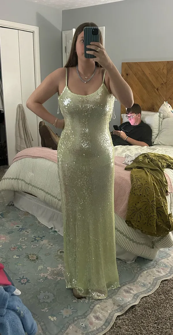 Peppermayo Maxi Sequin Dress - Image 2