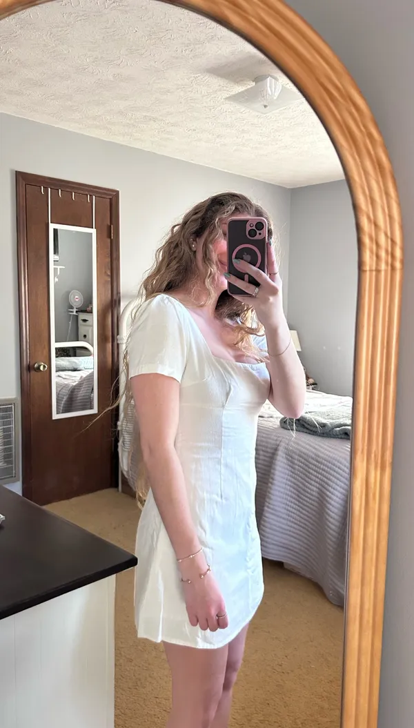 Princess Polly White Summer/Spring Dress  - Image 6