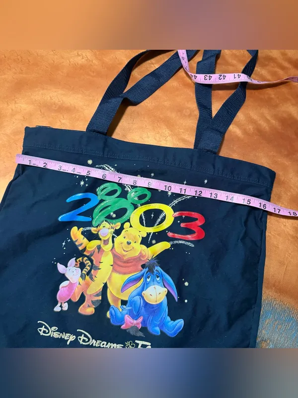 Vintage Jerry Leigh Disney Winnie the Pooh and friends tote bag graphic Florida - Image 11