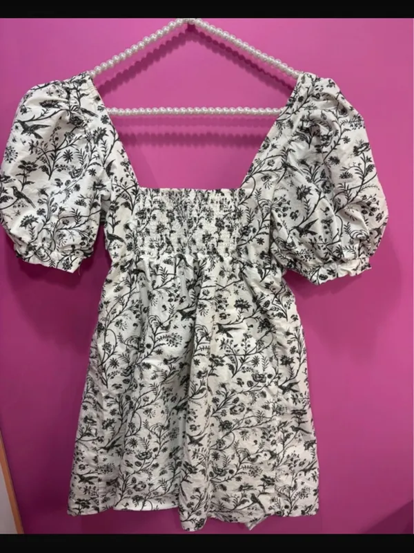Urban Outfitters Laura Ashley Penelope Toile Cottagecore Babydoll Dress - Image 2