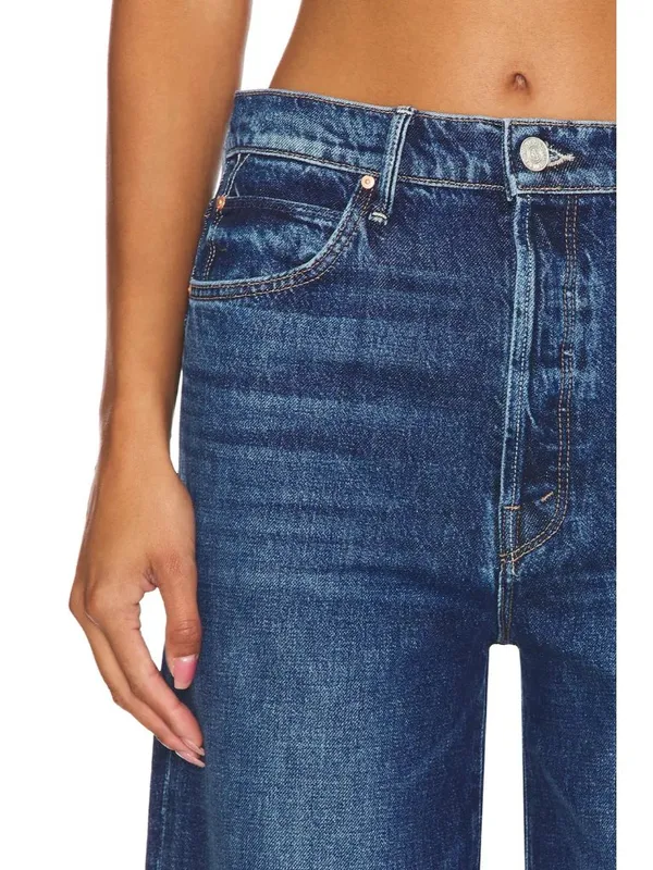 NWT Mother LIL Spitfire Nerdy Cuff in Did You Bring Me Anything? Slouchy Jean 28 - Image 3