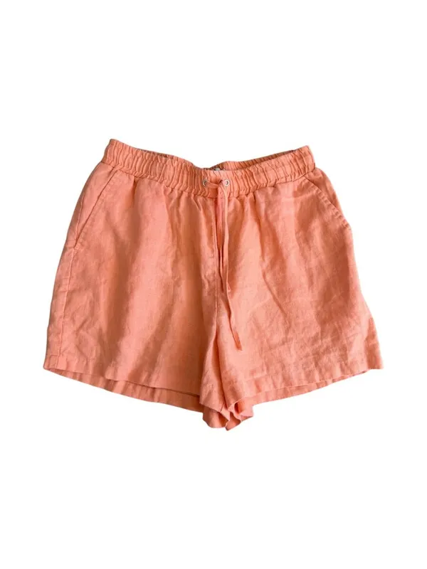 NAKD Orange Peach Cotton Blend Shorts Size 36 / US 6 - Image 3