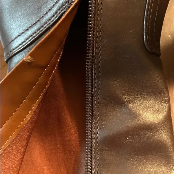 Gianni Bini Brown Odettee Memory Foam Block Heel Knee High Boots(Size 5M) - Image 10