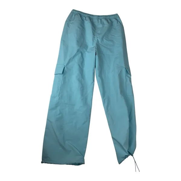 Gilly Hicks size medium Light Blue Cargo Pants sweats jogger wide leg - Image 2