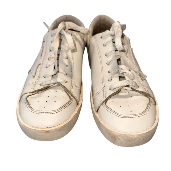 Golden Goose Stardan Women's Total White Leather Sneakers Size 39 / 9 - Image 3