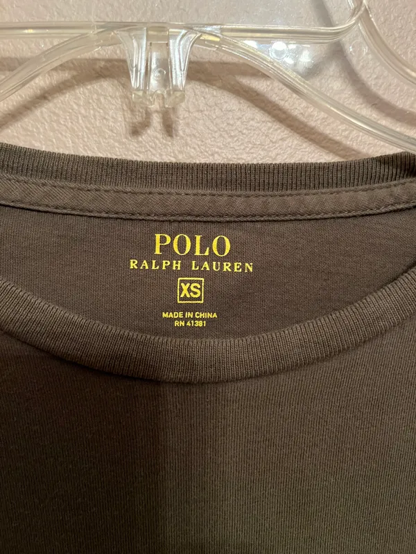 Ralph Lauren Polo by  Olive Orange logo tee - Image 3