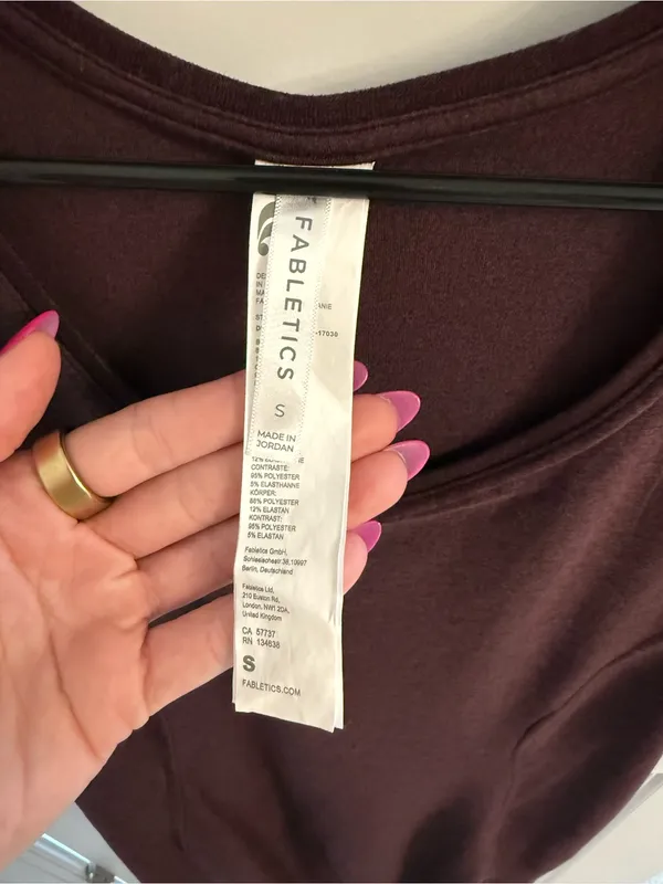 Fabletics Sleeveless Side-Slit Midi Dress - Oxblood Heather - Image 6