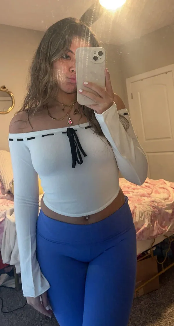 Garage Off The Shoulder Long Sleeve Crop Top - Image 5