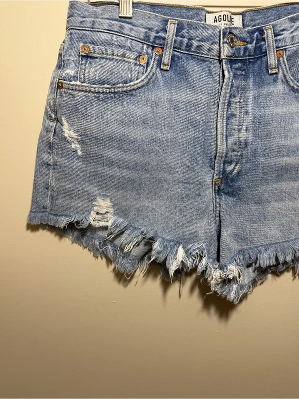 Agolde Parker Cut-Off Shorts Swapmeet - Image 3