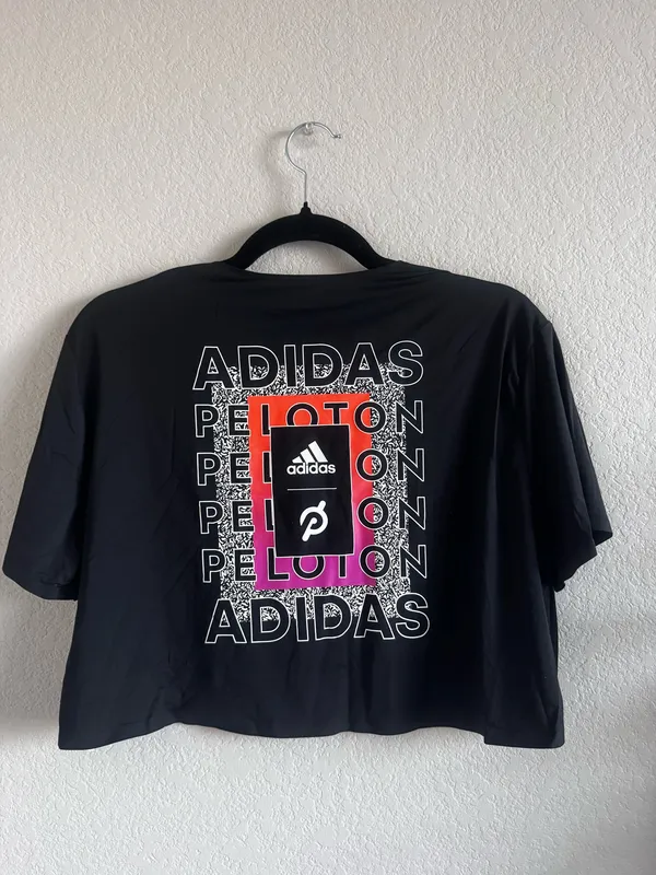 Adidas x Peleton Cropped Short Sleeve L Black - Image 5