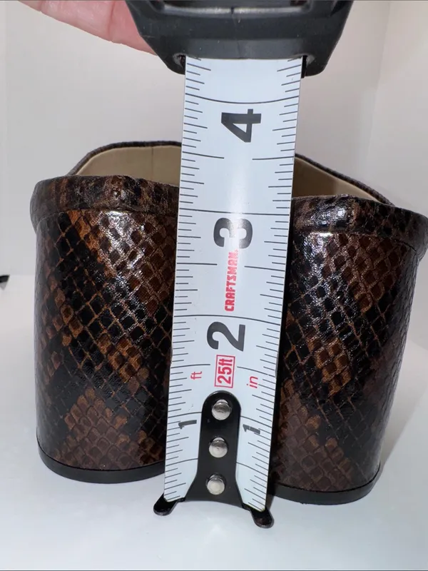 Marc Fisher Ragni Mules Snakeskin Print Women’s Size 7.5 - Image 8