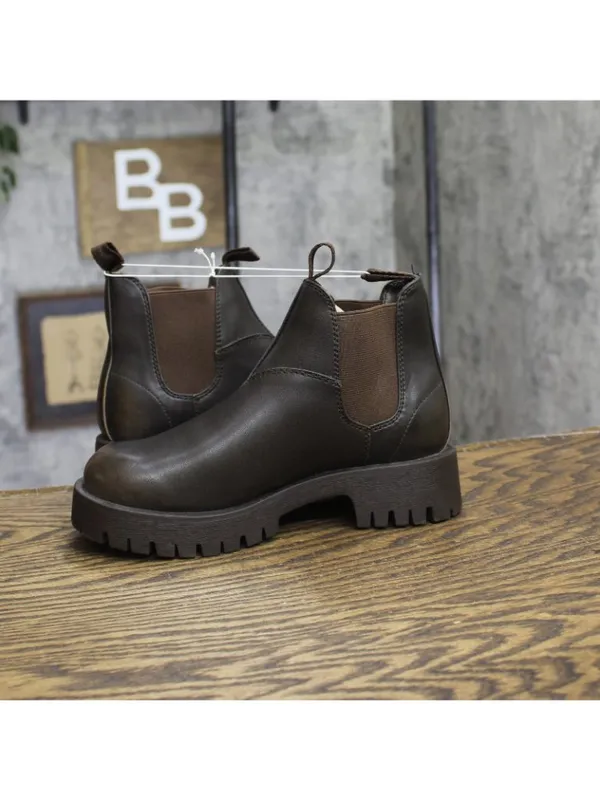 Universal Thread Zora Pull-On Chelsea Boots 94656856 Brown 5M - Image 7