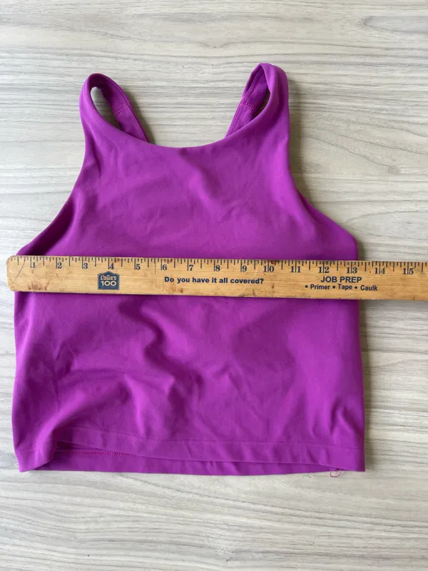 Athleta Fuchsia Racerback Crop Tank - Image 4