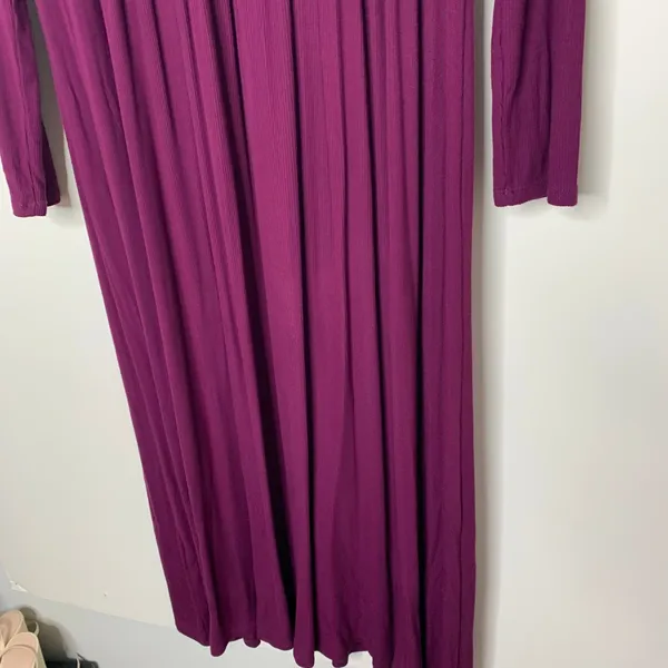 Hatch The Softest Rib Nursing Purple Maternity Nursing Dress Size 3 or Large - Image 5
