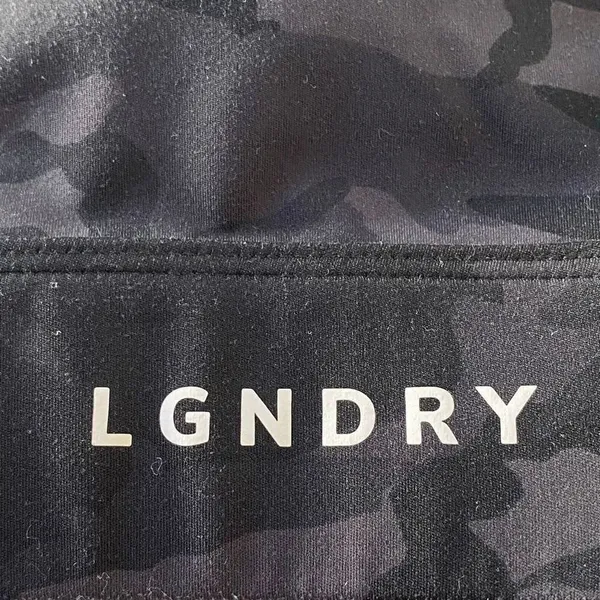LGNDRY Black Camo Sports Bra Women’s XS Crossback Activewear - Image 7