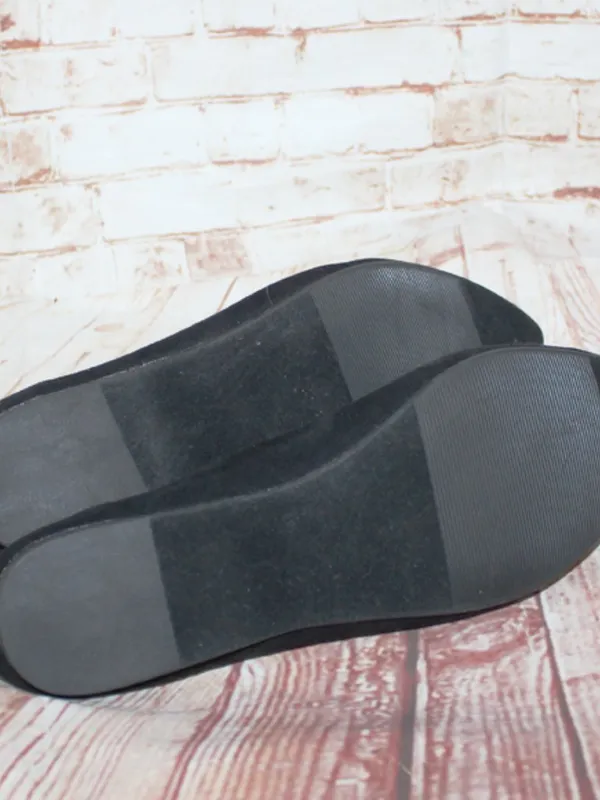JustFab Campbell Black Faux-suede Slip On Loafer Women's Size 5.5 - Image 6