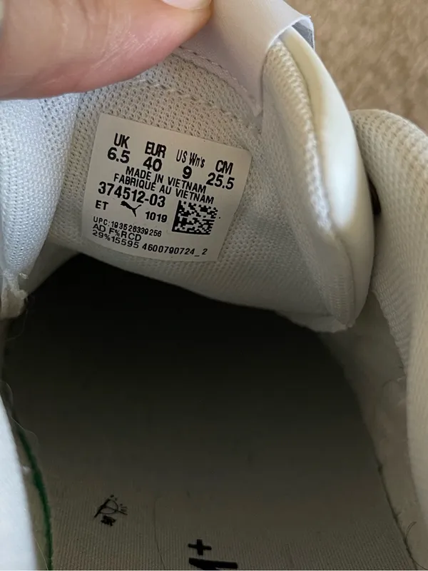PUMA Vikky V2 White 374512-03 Size 9 - Image 5