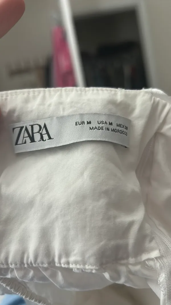 ZARA Top Crop White - Image 3