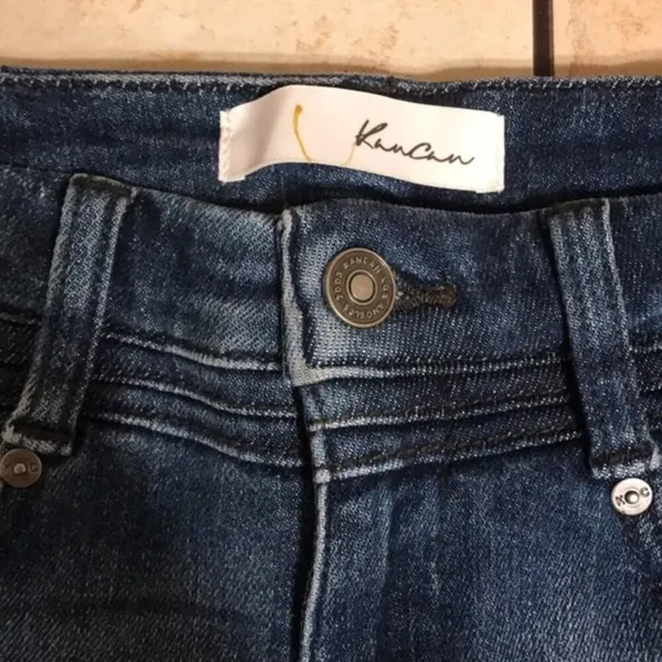 KanCan distressed medium wash skinny denim jeans size 26 cute festival girly‎ - Image 5