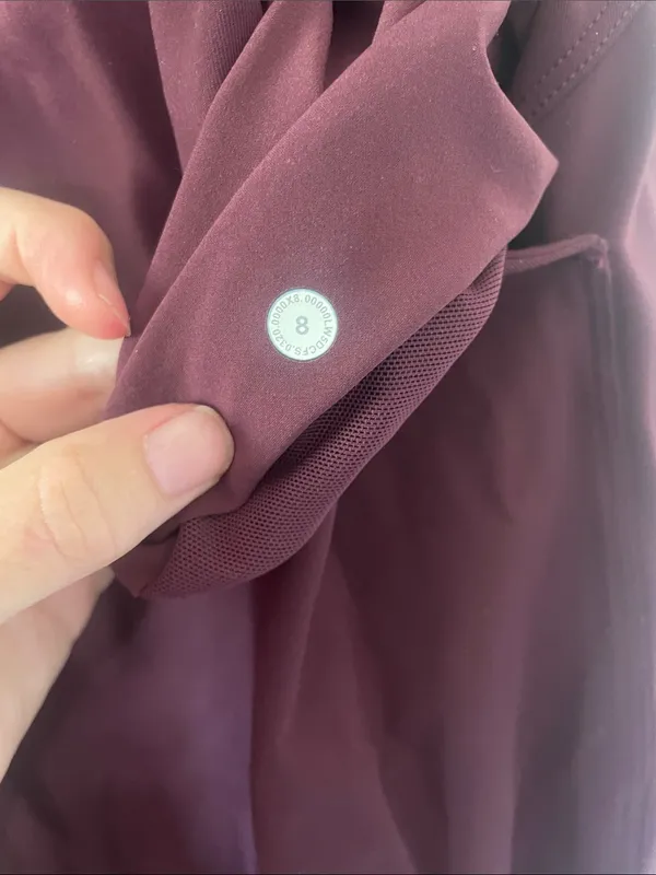 Lululemon Keep Moving Pant Cassis Burgundy Size 8 - Image 8