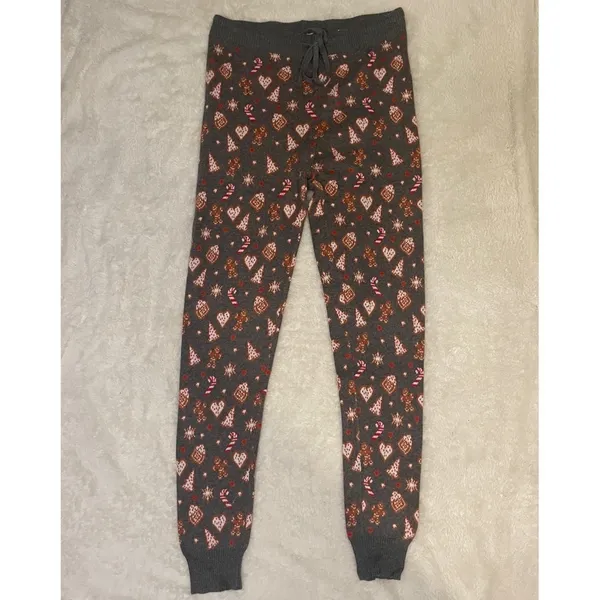American Eagle Christmas Holiday Print Cozy Lounge‎ Joggers - Image 3