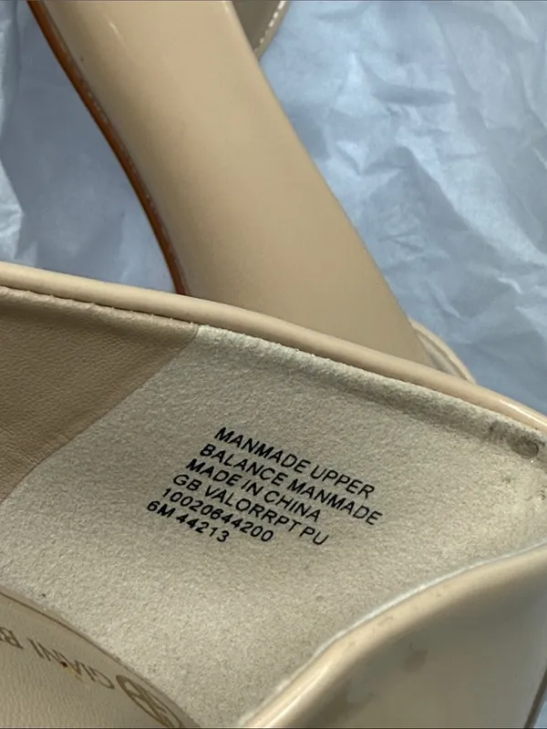 Giani Bernini Women's Valorr Peep Toe d'Orsay Pumps Nude Size 6 - Image 10