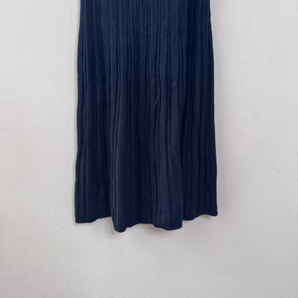 Abercrombie & Fitch Crossback Ribbed Elevated Knit Mini Dress - Image 5