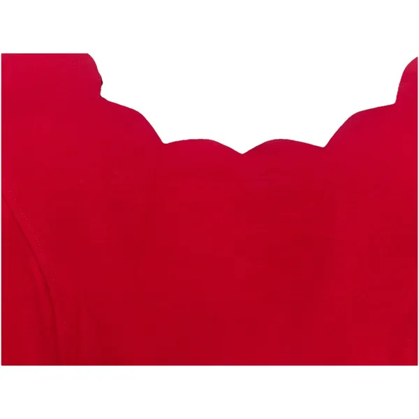 Lulu's Tip The Scallops Red Fit & Flare A-line Dress Sz L NWT Wedding Party Chic - Image 4