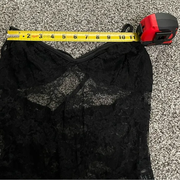 Shein black lace bodysuit L - Image 9