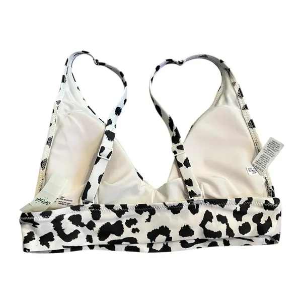 Aerie Leopard Print Scoop Bikini Top NWT – XS - Image 2