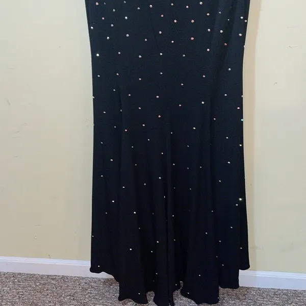 Womens Jovani Cocktail Dress Black Open Back - Image 11