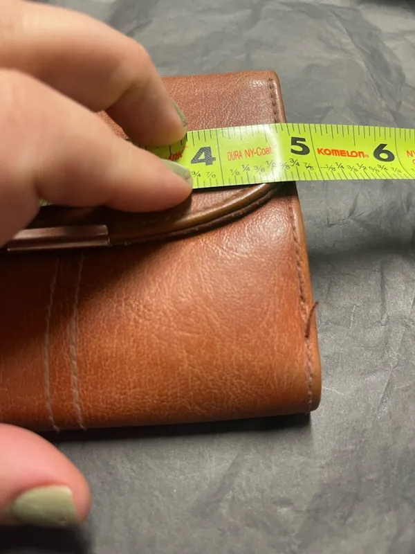 Vintage Classic Brown Leather Wallet - Image 8