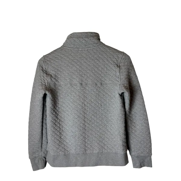 Patagonia Quilt Snap T Pullover Women XS Grey Organic Cotton Gorpcore Athleisure - Image 3