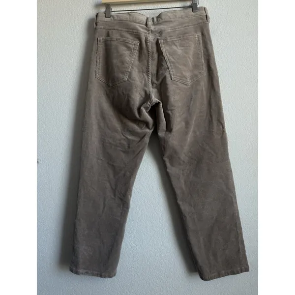 Banana Republic Women's High‎ Rise Straight Leg Tan Corduroy Pants Size 30 - Image 6