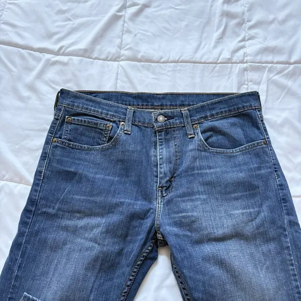 Vintage Y2K Levis Blue Womens Classic Low Rise Bootcut Jeans City Beach‎ Outdoor - Image 2