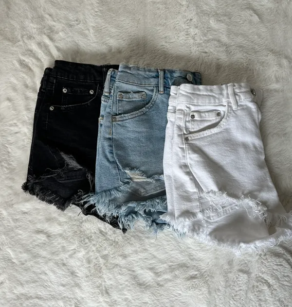 Zara TRF Denim Shorts - Image 2