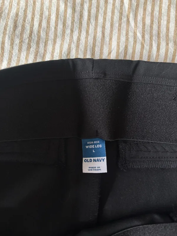 Old Navy Straight Leg Work Pants Black - Image 2