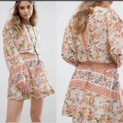 Free People Multicolor Boho Dress size S - Image 2