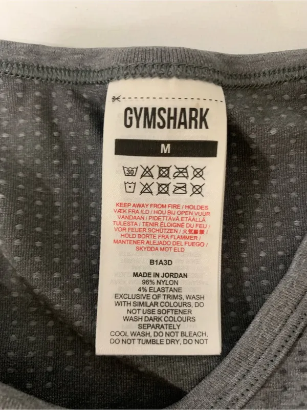 Gymshark Vital Seamless Long Sleeve Crop Top - Size Medium - Image 5