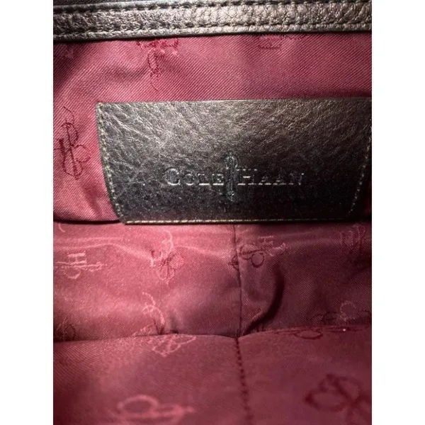 Cole Haan Leather Crossbody Brown Gold Customized - Image 15