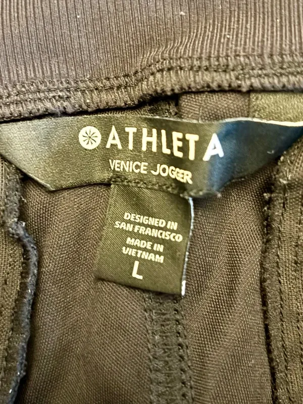 Athleta Black Jogger Sweatpants - Image 3