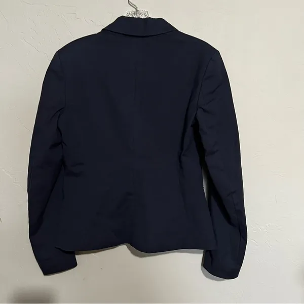Theory‎ Andy Navy Blue One Button Classic Fitted Blazer - Image 9