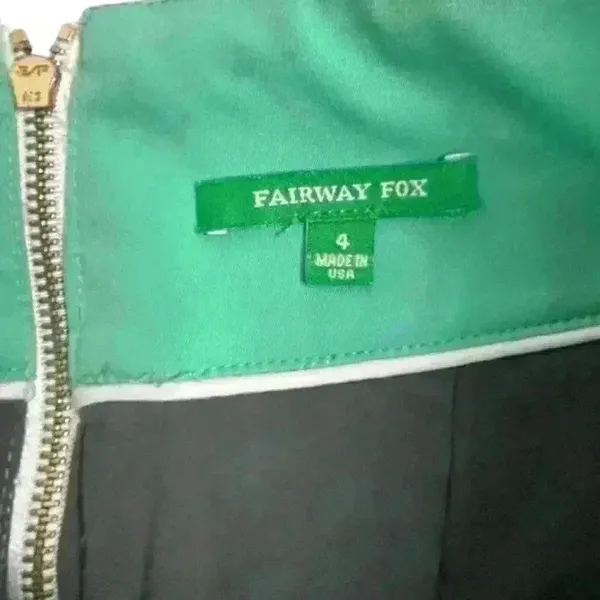 Fairway Fox Women's Mini Golf Skort‎ Size 4 Kelly Green with Pockets - Image 8