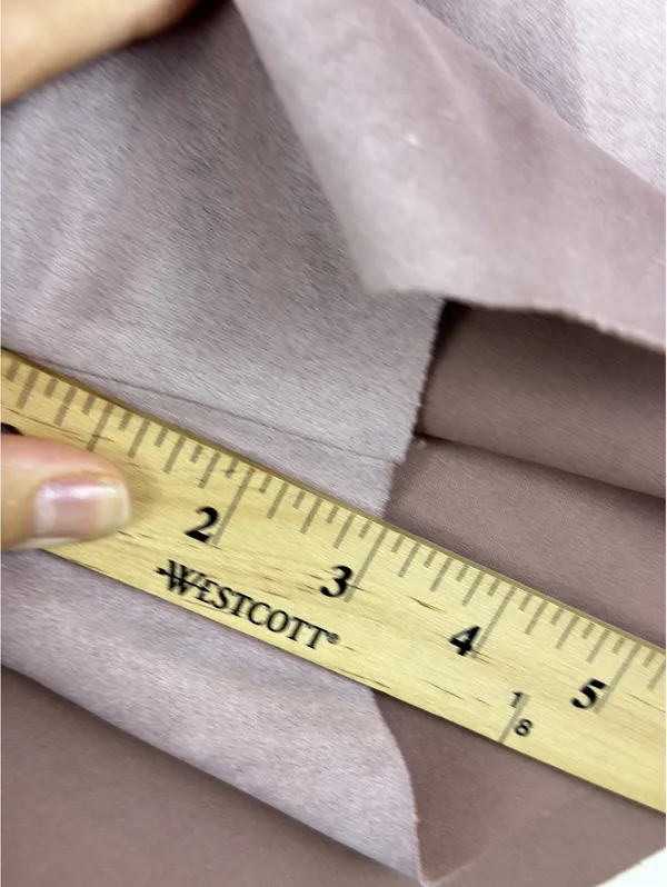 Suede Wrap Skort Tortoise Buckle Y2K Mini Shorts Zara XS Taupe Mauve - Image 9