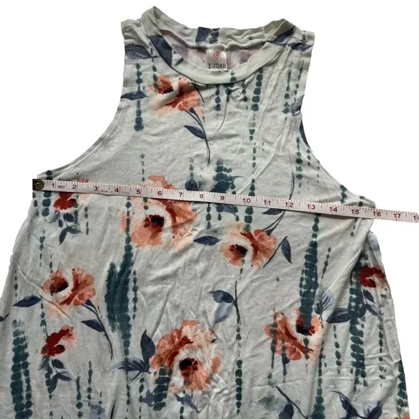 I Joah Women's Floral Mini Swing Sleeveless Dress S Flowy Boho Romantic Feminine - Image 6