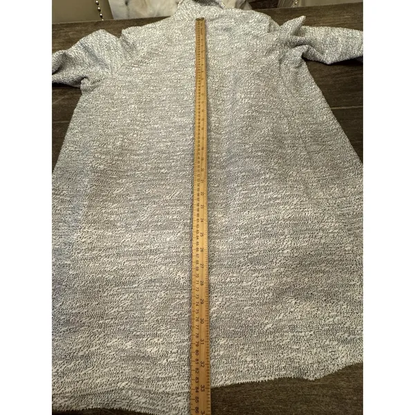 Eileen Fisher Organic Cotton Terry Shawl Collar Jacket Textured Duster Open‎ - Image 9