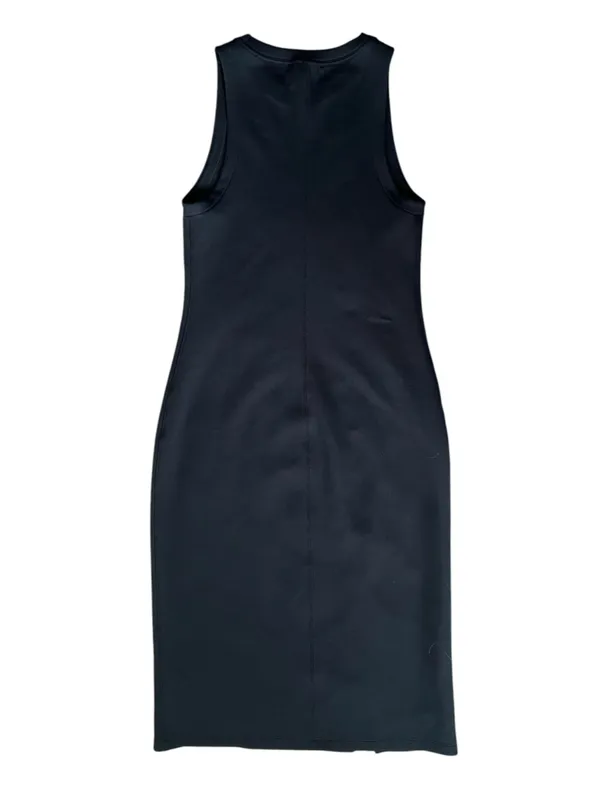 Abercrombie & Fitch YPB neoKNIT Women’s Black Column Sleeveless Slit Midi Dress - Image 6