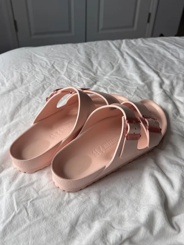 Birkenstock Arizona Big Buckle EVA Sandals Pink Clay - Image 5
